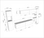 Hanah Home Maxi - Mueble de TV Blanco